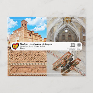 UNESCO WHS - Iglesia de Santa María Briefkaart