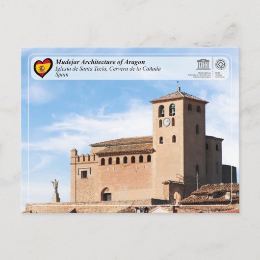 UNESCO WHS - Iglesia de Santa Tecla Briefkaart (Voorkant)