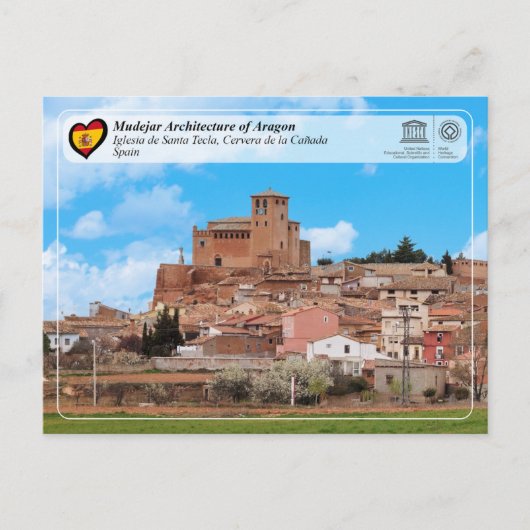 UNESCO WHS - Iglesia de Santa Tecla Briefkaart (Voorkant)