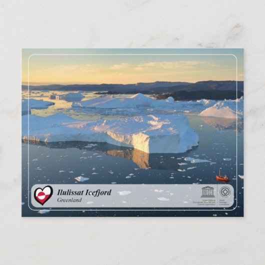 UNESCO WHS - Ilulissat Icefjord Briefkaart (Voorkant)