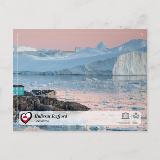 UNESCO WHS - Ilulissat Icefjord Briefkaart (Voorkant)
