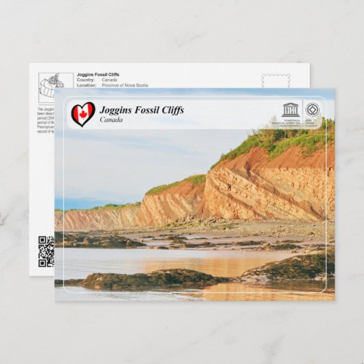 UNESCO WHS - Joggins Fossil Cliffs Briefkaart (Voorkant / Achterkant)