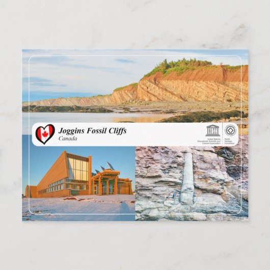 UNESCO WHS - Joggins Fossil Cliffs Briefkaart (Voorkant)