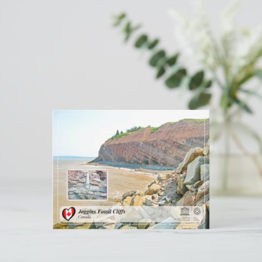 UNESCO WHS - Joggins Fossil Cliffs Briefkaart (Staand voorkant)