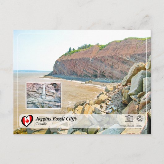 UNESCO WHS - Joggins Fossil Cliffs Briefkaart (Voorkant)