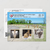 UNESCO WHS - Jomon-sites - Isedotai-stenen Briefkaart (Voorkant / Achterkant)