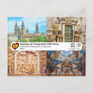 UNESCO WHS - Kathedraal van Santiago de Compostela Briefkaart