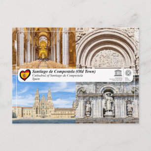 UNESCO WHS - Kathedraal van Santiago de Compostela Briefkaart
