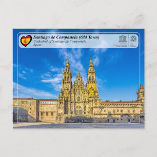 UNESCO WHS - Kathedraal van Santiago de Compostela Briefkaart