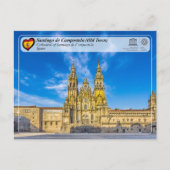 UNESCO WHS - Kathedraal van Santiago de Compostela Briefkaart (Voorkant)