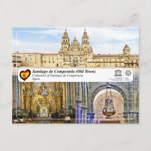 UNESCO WHS - Kathedraal van Santiago de Compostela Briefkaart
