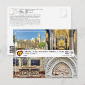 UNESCO WHS - Kathedraal van Sevilla Briefkaart (Voorkant / Achterkant)