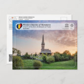UNESCO WHS - Kerk van de Heilige Aartsengelen Plop Briefkaart (Voorkant / Achterkant)