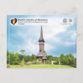 UNESCO WHS - Kerk van de Heilige Aartsengelen Plop Briefkaart (Voorkant)