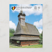 UNESCO WHS - Kerk van Sint-Nicolaas in Budesti Briefkaart (Voorkant)