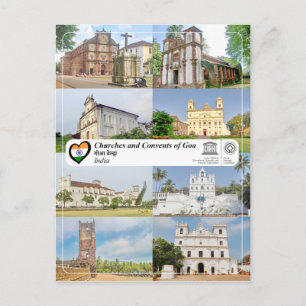 UNESCO WHS - Kerken en Conventen van Goa Briefkaart