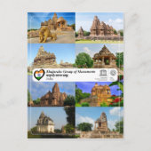 UNESCO WHS - Khajuraho Group of Monuments Briefkaart (Voorkant)