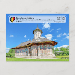 UNESCO WHS - Kkerken van Moldavië - Moldavië Briefkaart