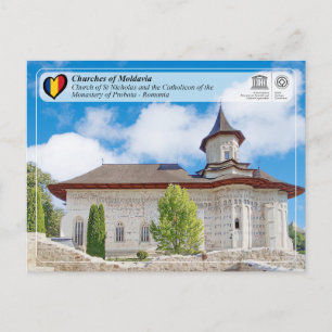 UNESCO WHS - Kkerken van Moldavië - Probota Briefkaart