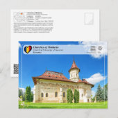 UNESCO WHS - Kkerken van Moldavië - Suceava Briefkaart (Voorkant / Achterkant)