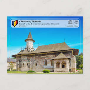UNESCO WHS - Kkerken van Moldavië - Sucevita Briefkaart