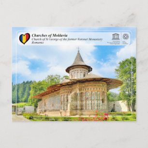 UNESCO WHS - Kkerken van Moldavië - Voronet Briefkaart
