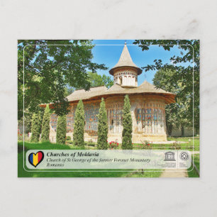 UNESCO WHS - Kkerken van Moldavië - Voronet Briefkaart