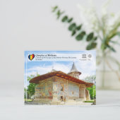 UNESCO WHS - Kkerken van Moldavië - Voronet Briefkaart (Staand voorkant)