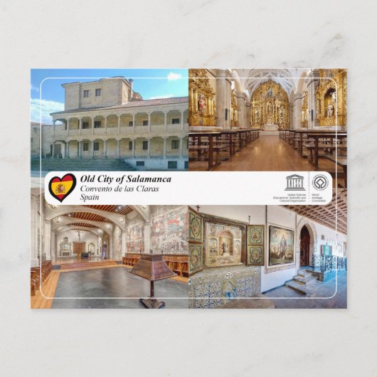 UNESCO WHS - Klooster van de Claras Briefkaart (Voorkant)