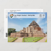 UNESCO WHS - Konark Sun Temple Briefkaart (Voorkant / Achterkant)