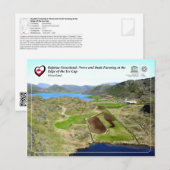 UNESCO WHS - Kujataa Groenland - Inuit Farming Briefkaart (Voorkant / Achterkant)