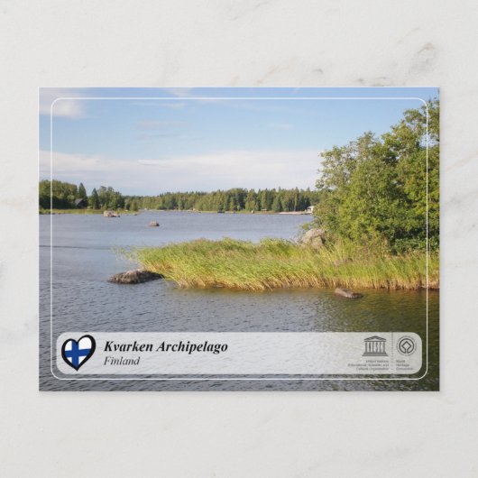 UNESCO WHS - Kvarken Archipel Briefkaart (Voorkant)