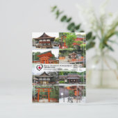 UNESCO WHS - Kyoto - Kamomioya-jinja - 賀 茂 御 神 社 Briefkaart (Staand voorkant)