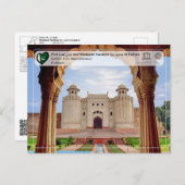 UNESCO WHS - Lahore Fort - شاہی قلعہ Briefkaart (Voorkant / Achterkant)