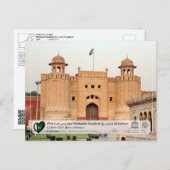 UNESCO WHS - Lahore Fort - ش ہ ی ق ل ع Briefkaart (Voorkant / Achterkant)