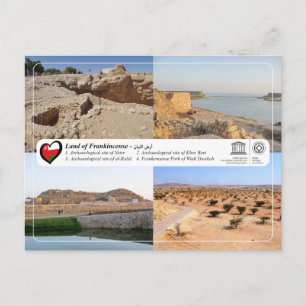 UNESCO WHS - Land Frankincense Briefkaart