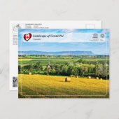 UNESCO WHS - Landschap van Grand Pré Briefkaart (Voorkant / Achterkant)