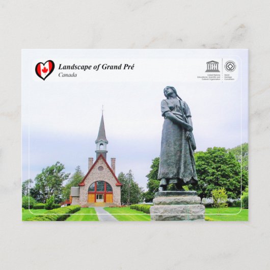 UNESCO WHS - Landschap van Grand Pré Briefkaart (Voorkant)