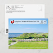UNESCO WHS - L'Anse aux Meadows Briefkaart (Voorkant / Achterkant)