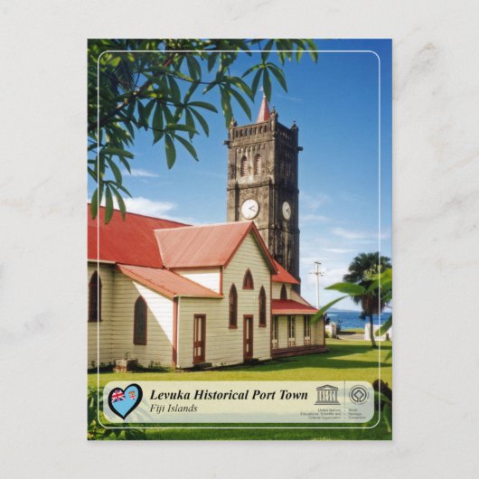 UNESCO WHS - Levuka Historische havenstad Briefkaart (Voorkant)