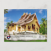 UNESCO WHS - Luang Prabang - Wat Hau Pha Bang Briefkaart (Voorkant)