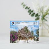 UNESCO WHS - Luang Prabang - Wat Hau Pha Bang Briefkaart (Staand voorkant)
