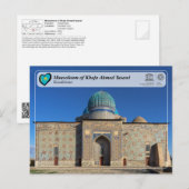 UNESCO WHS - Mausoleum van Khoja Ahmed Yasawi Briefkaart (Voorkant / Achterkant)