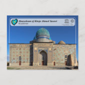 UNESCO WHS - Mausoleum van Khoja Ahmed Yasawi Briefkaart (Voorkant)