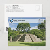 UNESCO WHS - Maya Site of Copan Briefkaart (Voorkant / Achterkant)