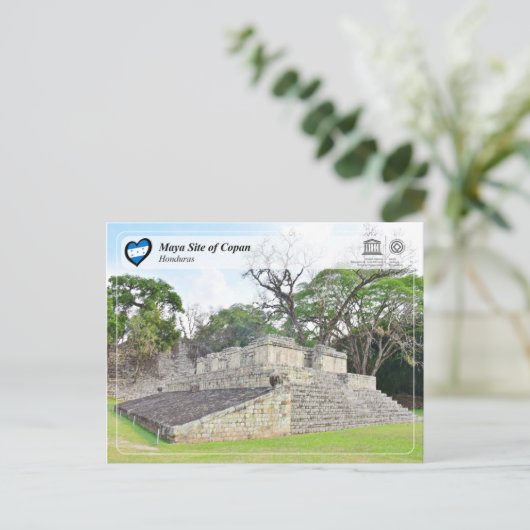UNESCO WHS - Maya Site of Copan Briefkaart (Staand voorkant)