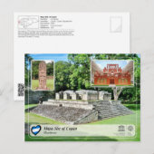 UNESCO WHS - Maya Site of Copan Briefkaart (Voorkant / Achterkant)