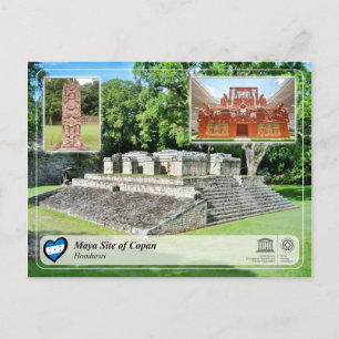 UNESCO WHS - Maya Site of Copan Briefkaart