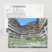 UNESCO WHS - Meiji - Hashima kolenmijn - 端 島 坑 Briefkaart (Voorkant / Achterkant)