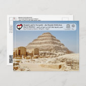 UNESCO WHS - Memphis - Piramid of Djoser Briefkaart (Voorkant / Achterkant)